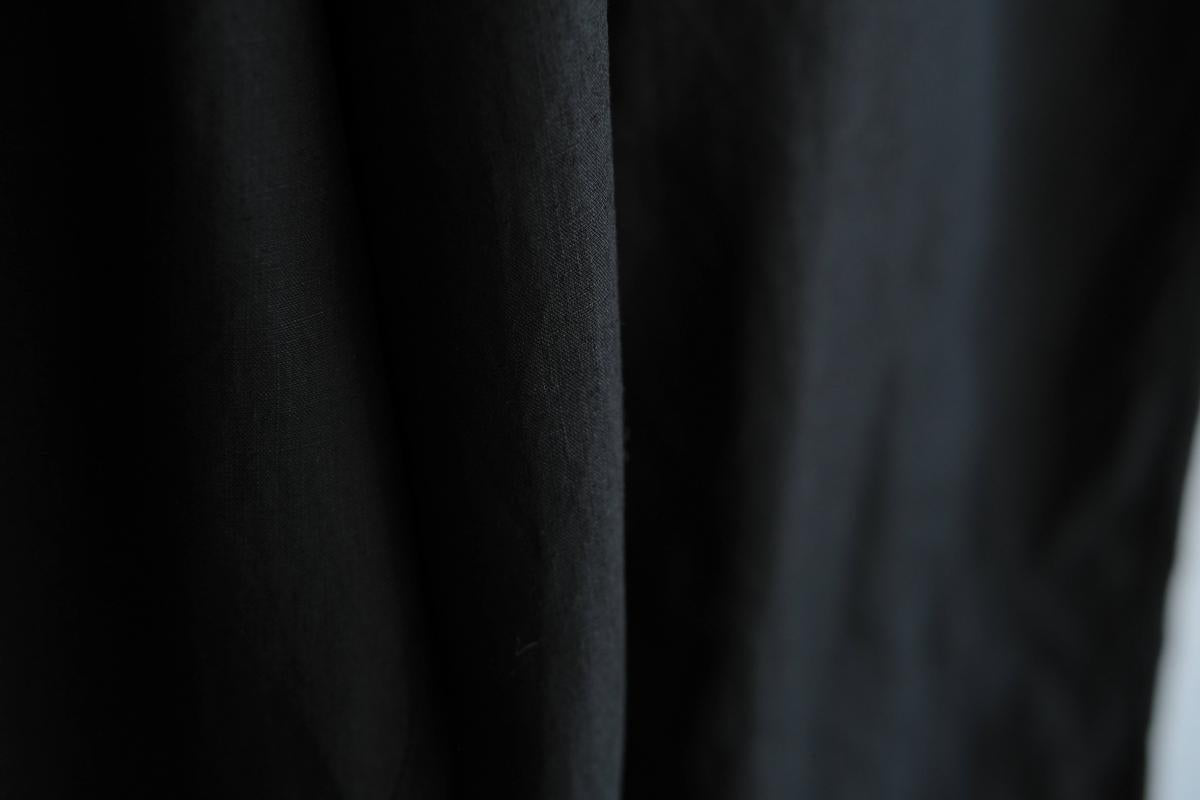 MITTAN / 大麻パンツ 高密度 黒 PT-145 / unisex