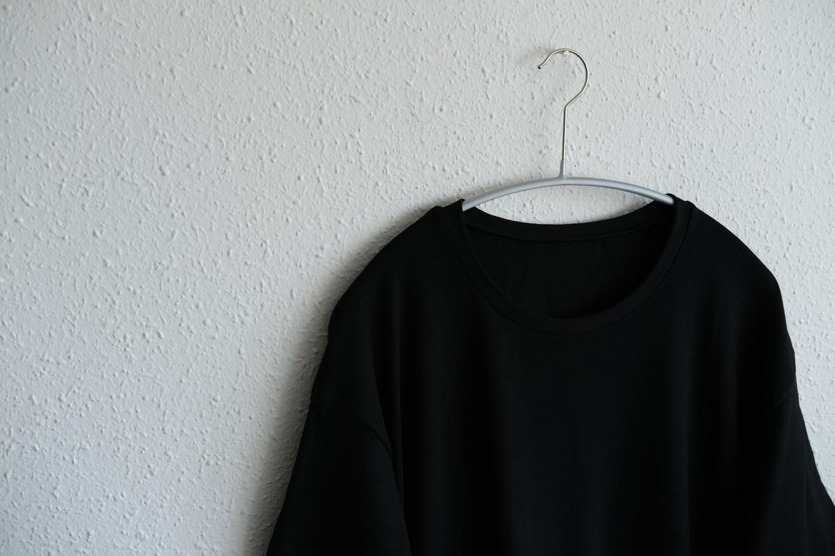 MITTAN / スーパー120’sウールスムース半袖 黒 T-34 / unisex
