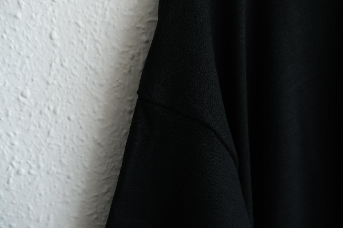 MITTAN / スーパー120’sウールスムース半袖 黒 T-34 / unisex