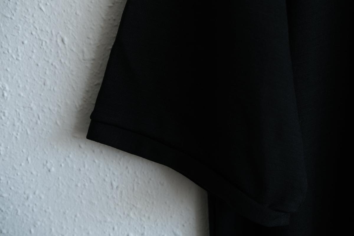 MITTAN / スーパー120’sウールスムース半袖 黒 T-34 / unisex