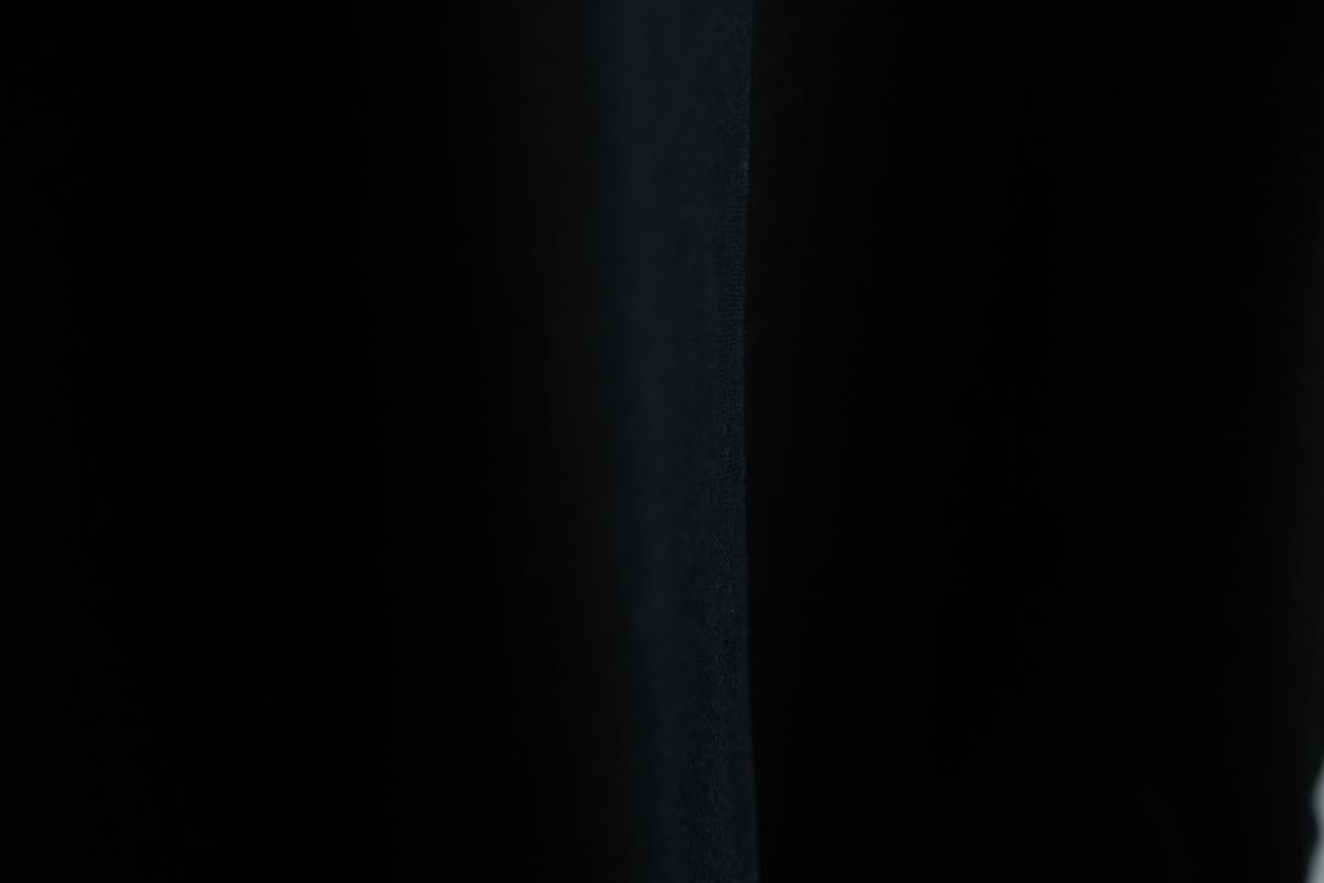 MITTAN / スーパー120’sウールスムース半袖 黒 T-34 / unisex