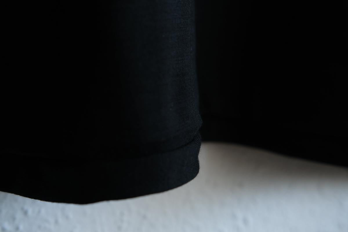 MITTAN / スーパー120’sウールスムース半袖 黒 T-34 / unisex