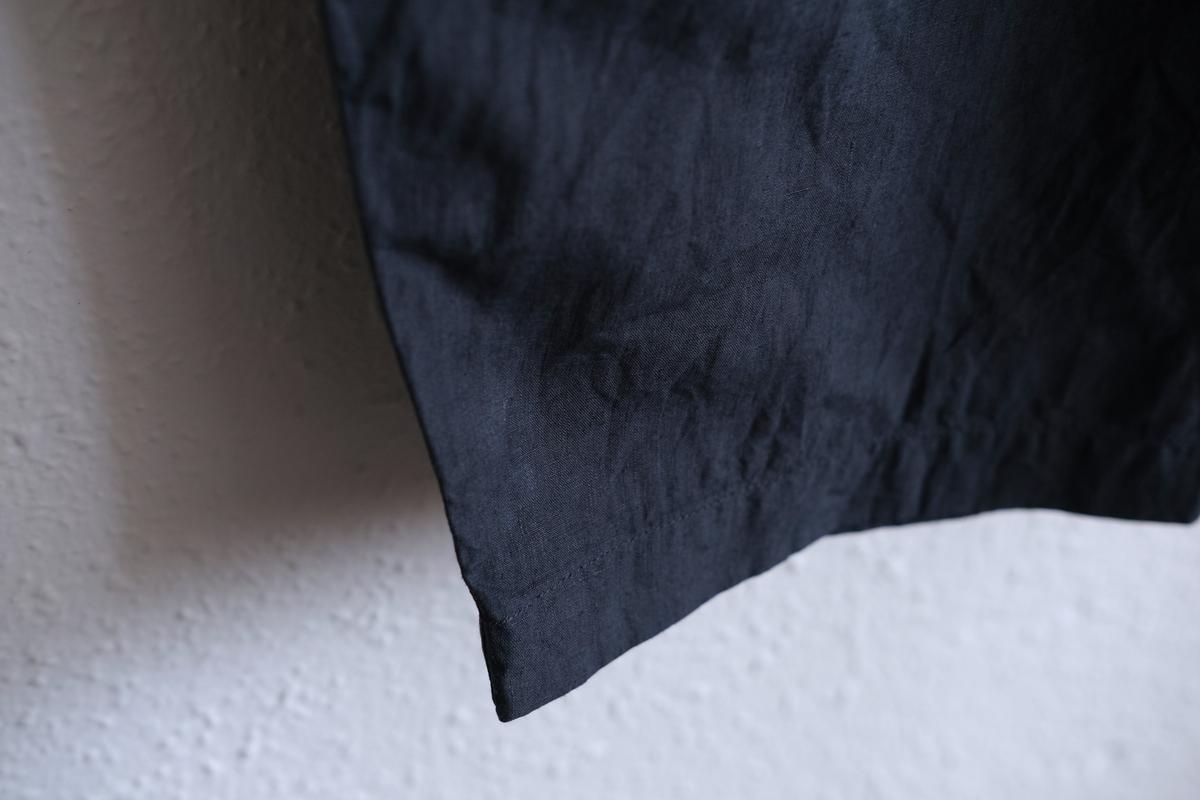 MITTAN / 大麻パンツ 高密度 墨黒 PT-145 / unisex