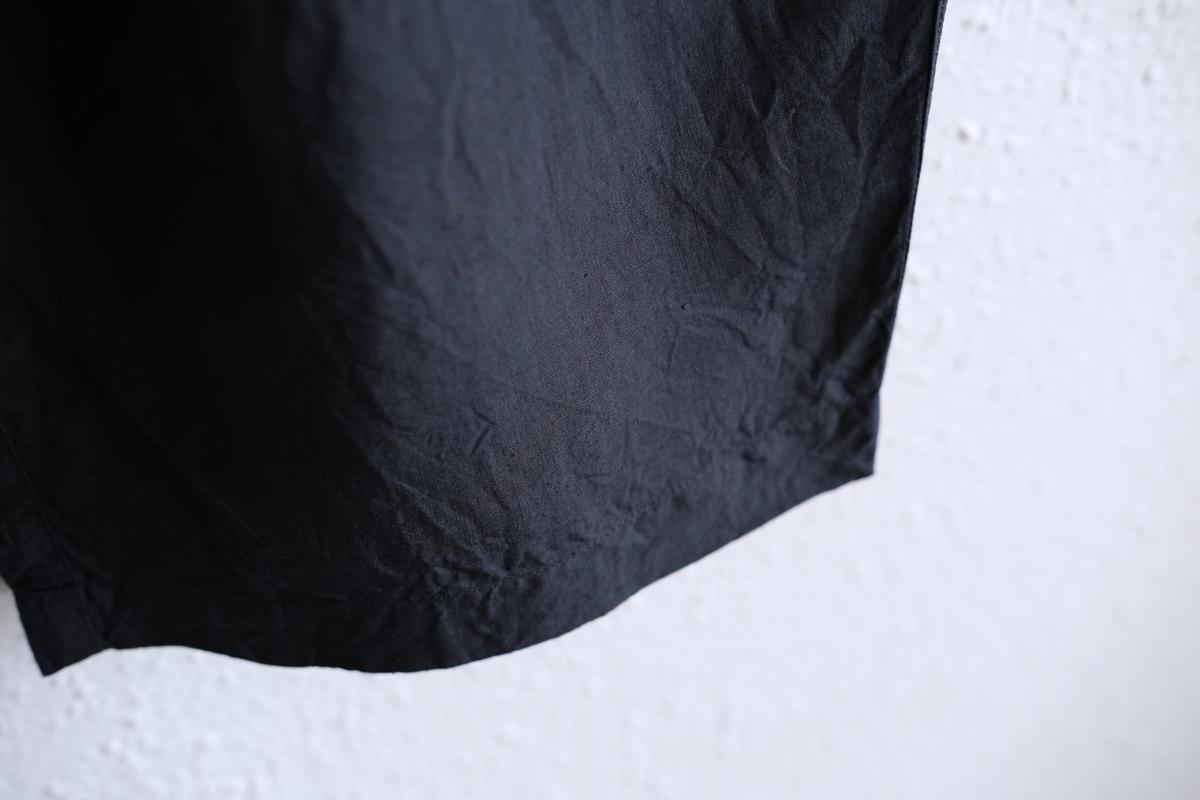 MITTAN / 大麻パンツ 高密度 墨黒 PT-145 / unisex