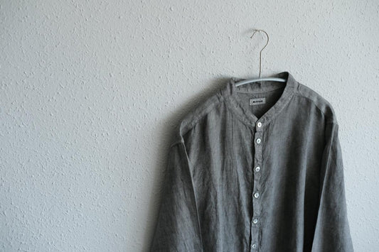 MITTAN / 大麻シャツ 松煙 SH-132B / unisex