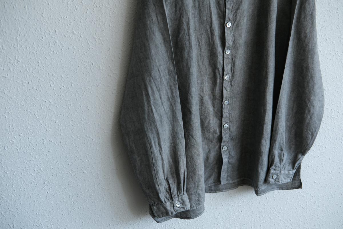 MITTAN / 大麻シャツ 松煙 SH-132B / unisex