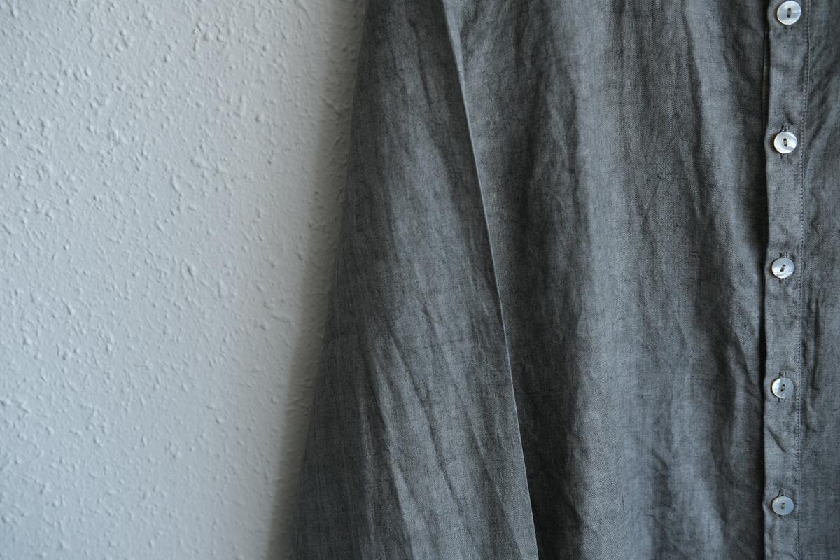 MITTAN / 大麻シャツ 松煙 SH-132B / unisex