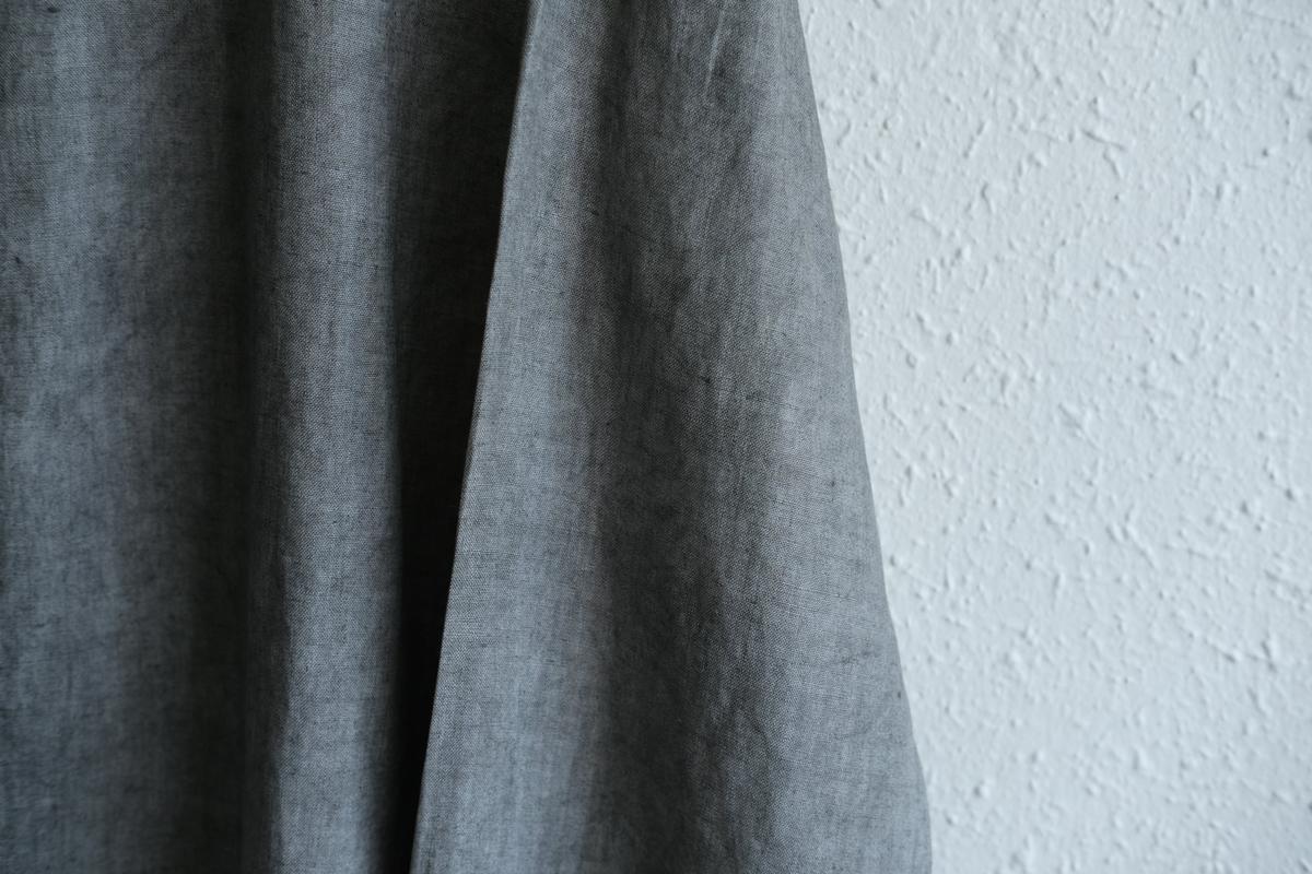 MITTAN / 大麻シャツ 松煙 SH-132B / unisex