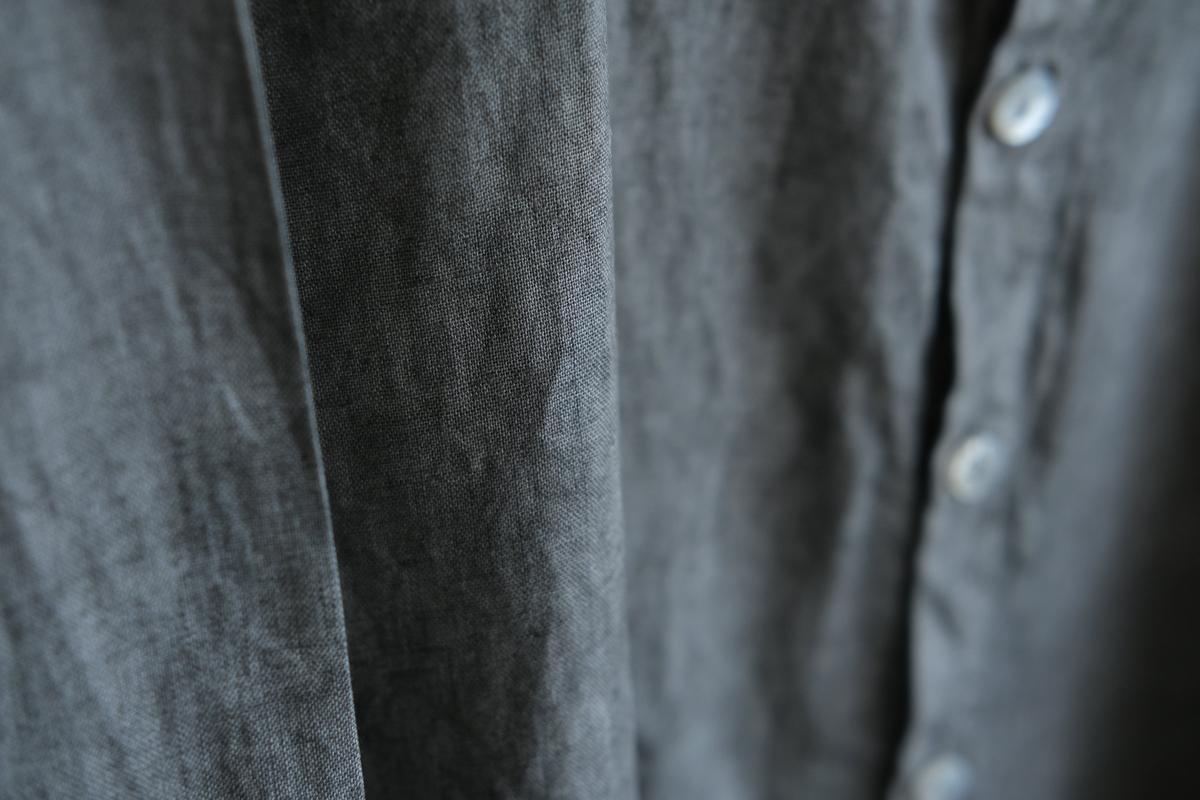 MITTAN / 大麻シャツ 松煙 SH-132B / unisex