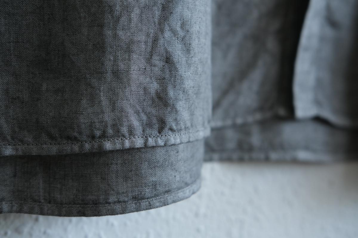 MITTAN / 大麻シャツ 松煙 SH-132B / unisex