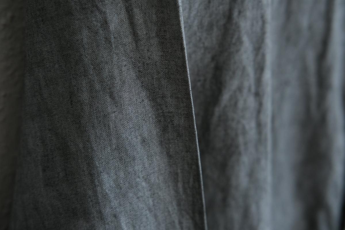 MITTAN / 大麻シャツ 松煙 SH-132B / unisex