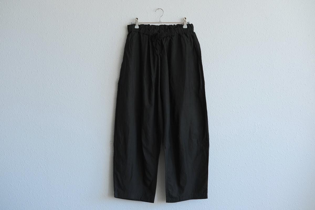 MITTAN / 大麻パンツ 高密度 黒 PT-145 / unisex