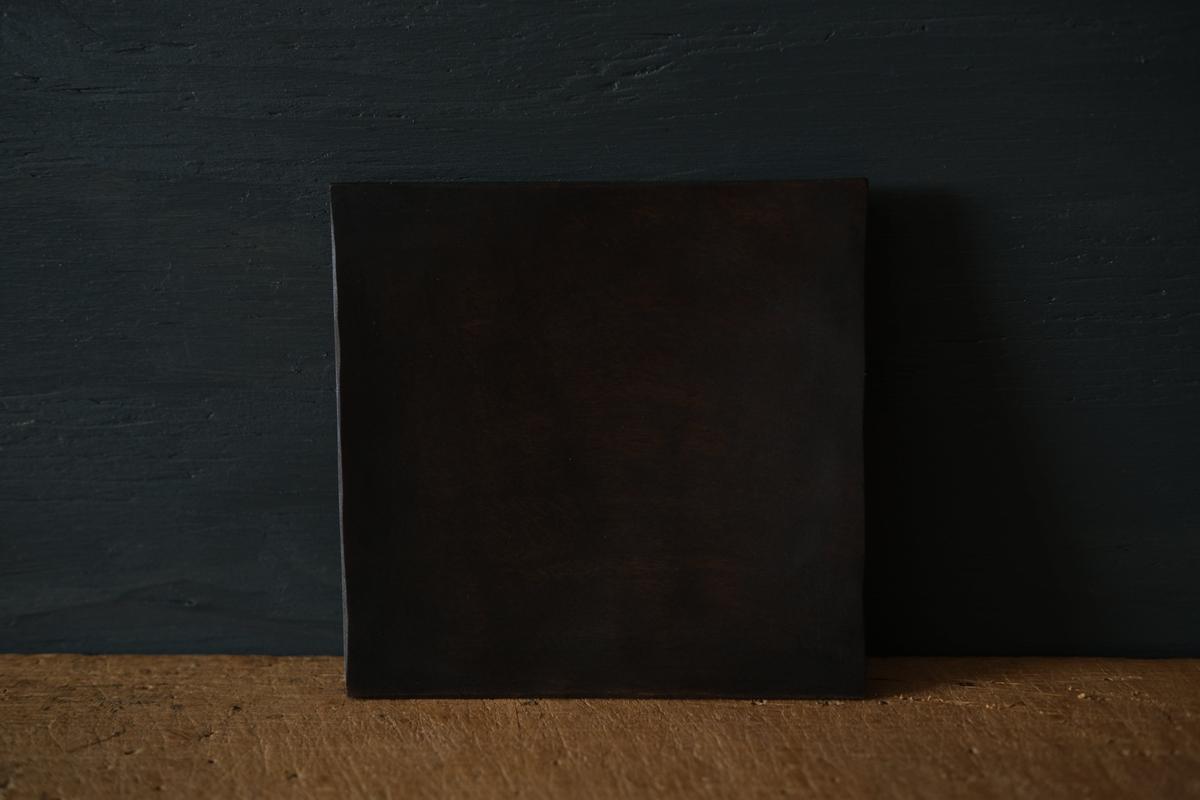 徒爾 角小皿4寸 サクラ・鉄媒染蜜蝋