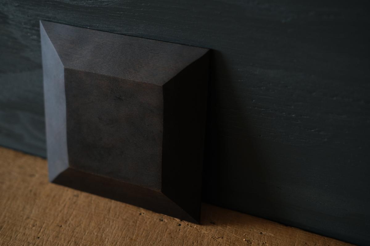 徒爾 角小皿4寸 サクラ・鉄媒染蜜蝋