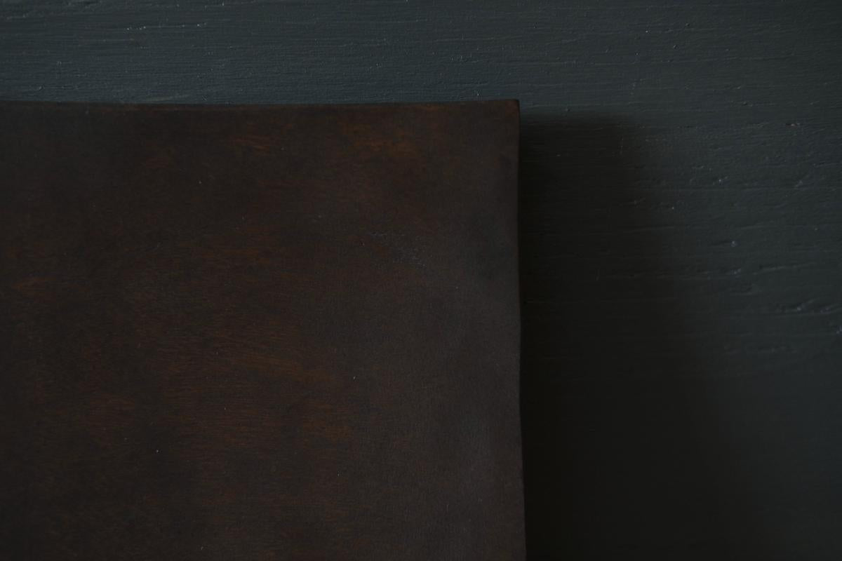 徒爾 角小皿4寸 サクラ・鉄媒染蜜蝋