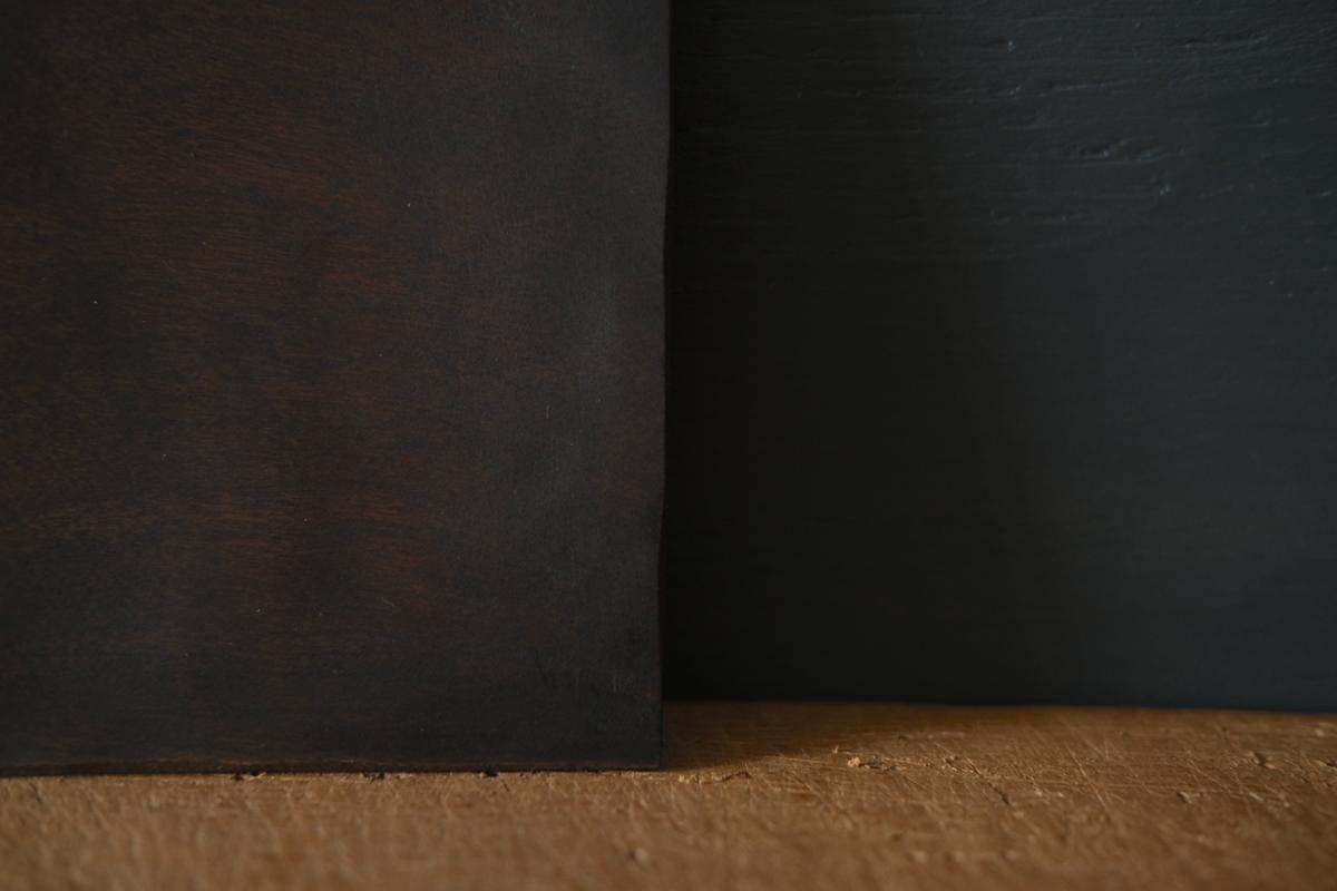 徒爾 角小皿4寸 サクラ・鉄媒染蜜蝋