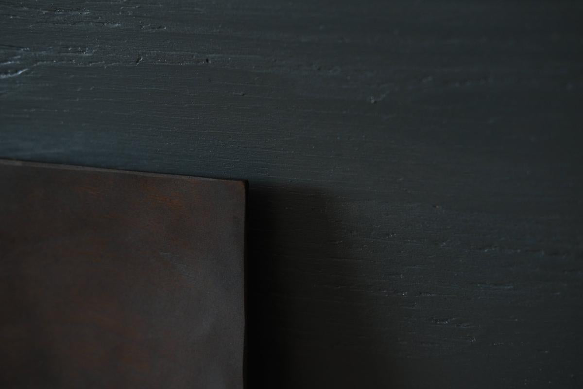 徒爾 角小皿4寸 サクラ・鉄媒染蜜蝋