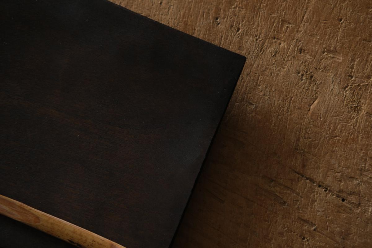 徒爾 角小皿4寸 サクラ・鉄媒染蜜蝋