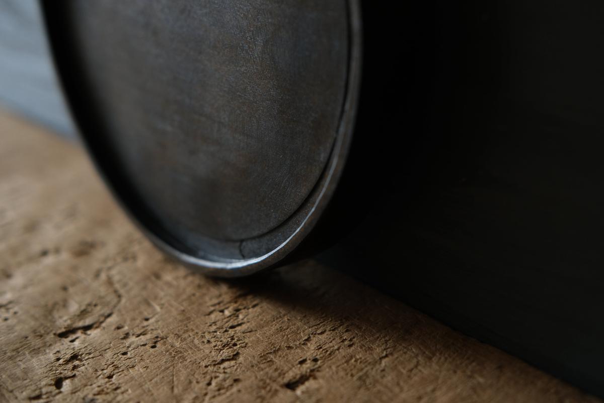 徒爾 丸皿5寸 サクラ・黒漆