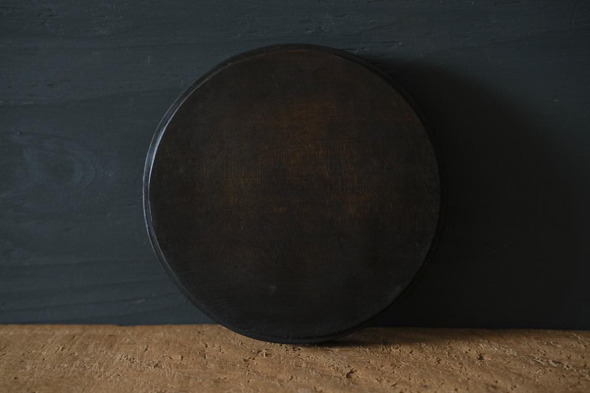 徒爾 丸皿5寸 サクラ・黒漆
