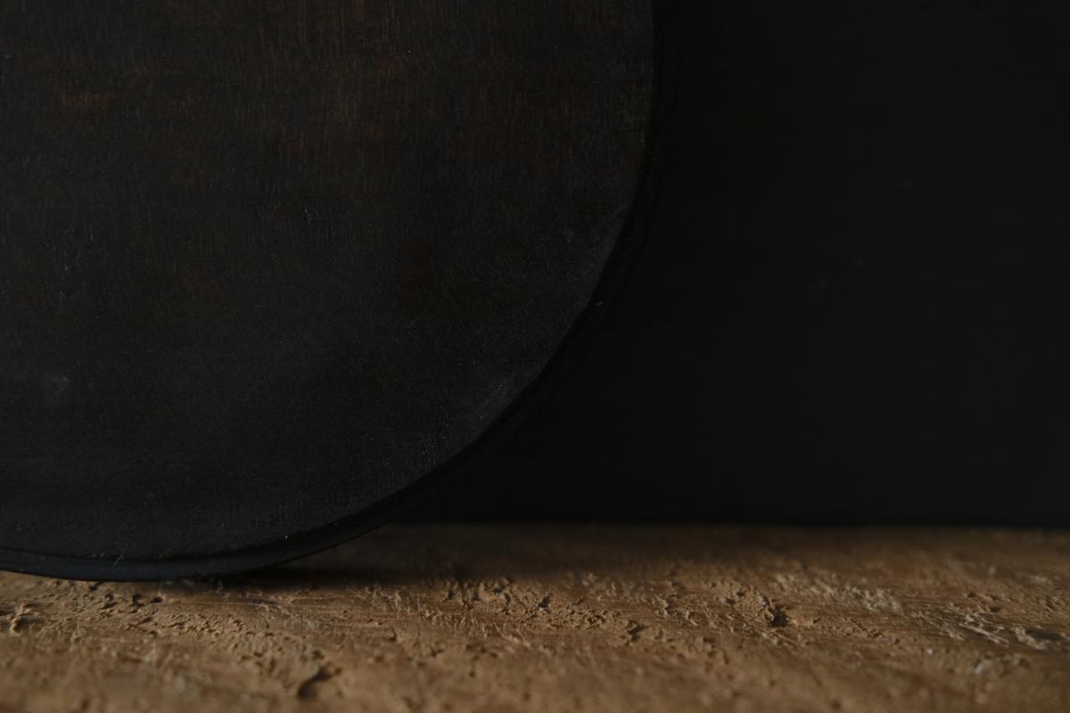 徒爾 丸皿5寸 サクラ・黒漆