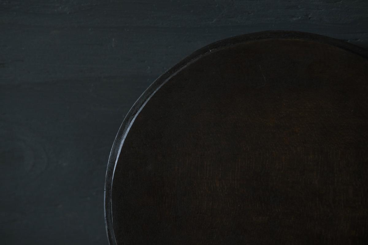 徒爾 丸皿5寸 サクラ・黒漆