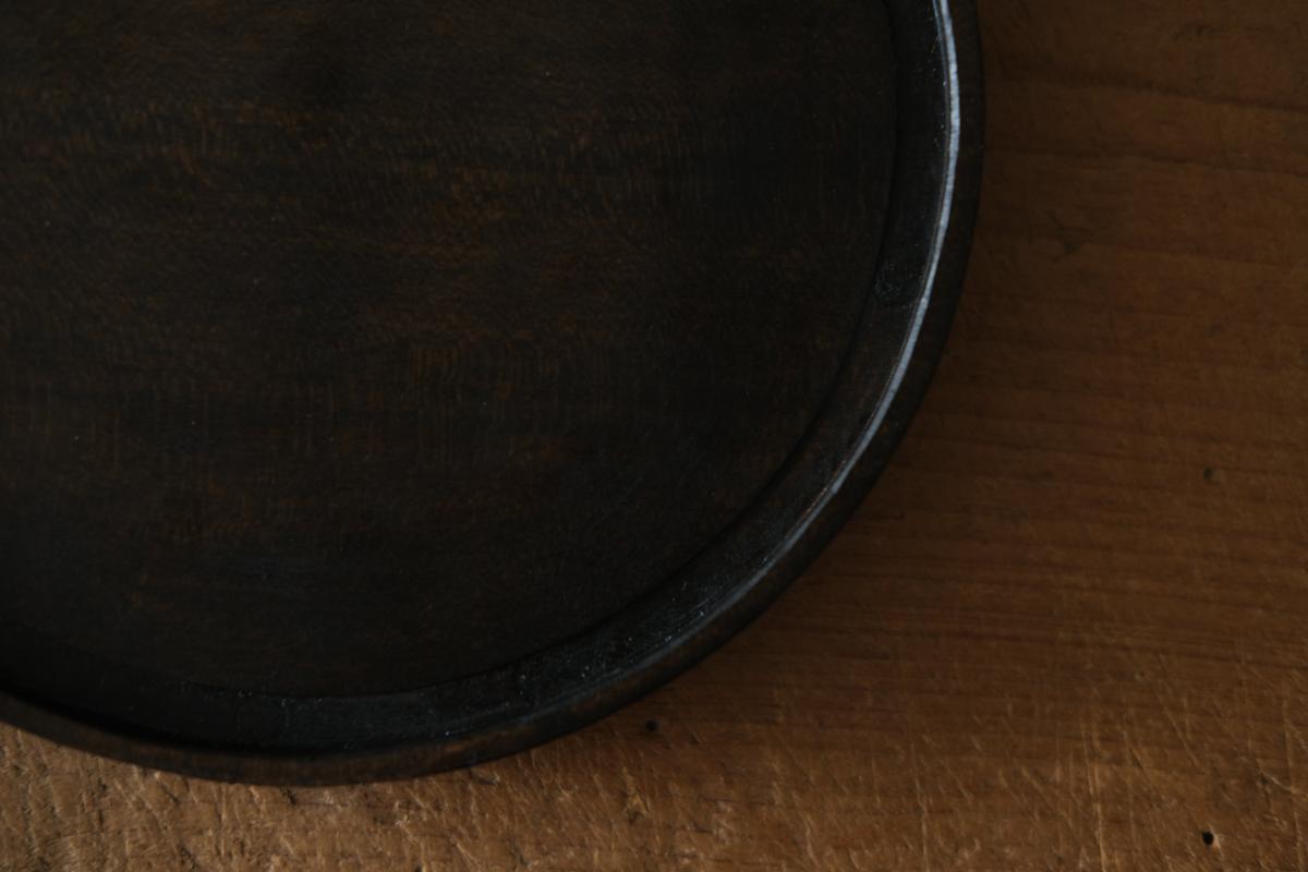 徒爾 丸皿5寸 サクラ・黒漆