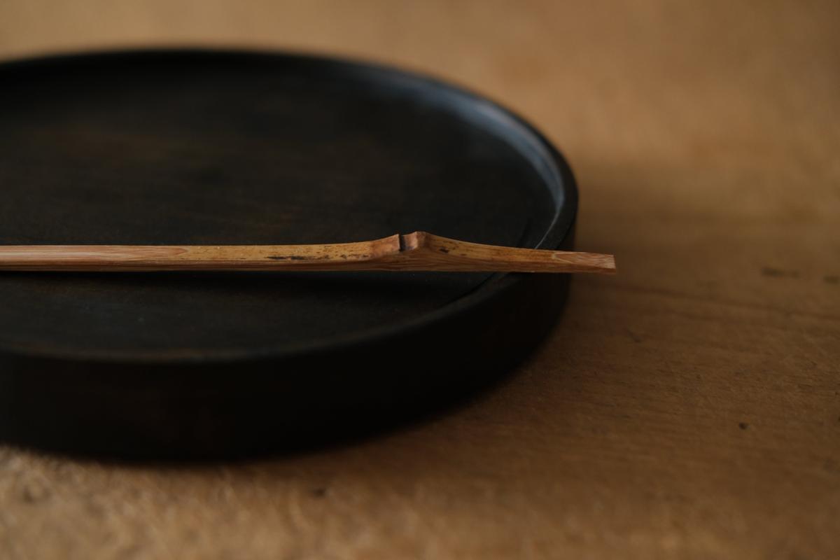 徒爾 丸皿5寸 サクラ・黒漆