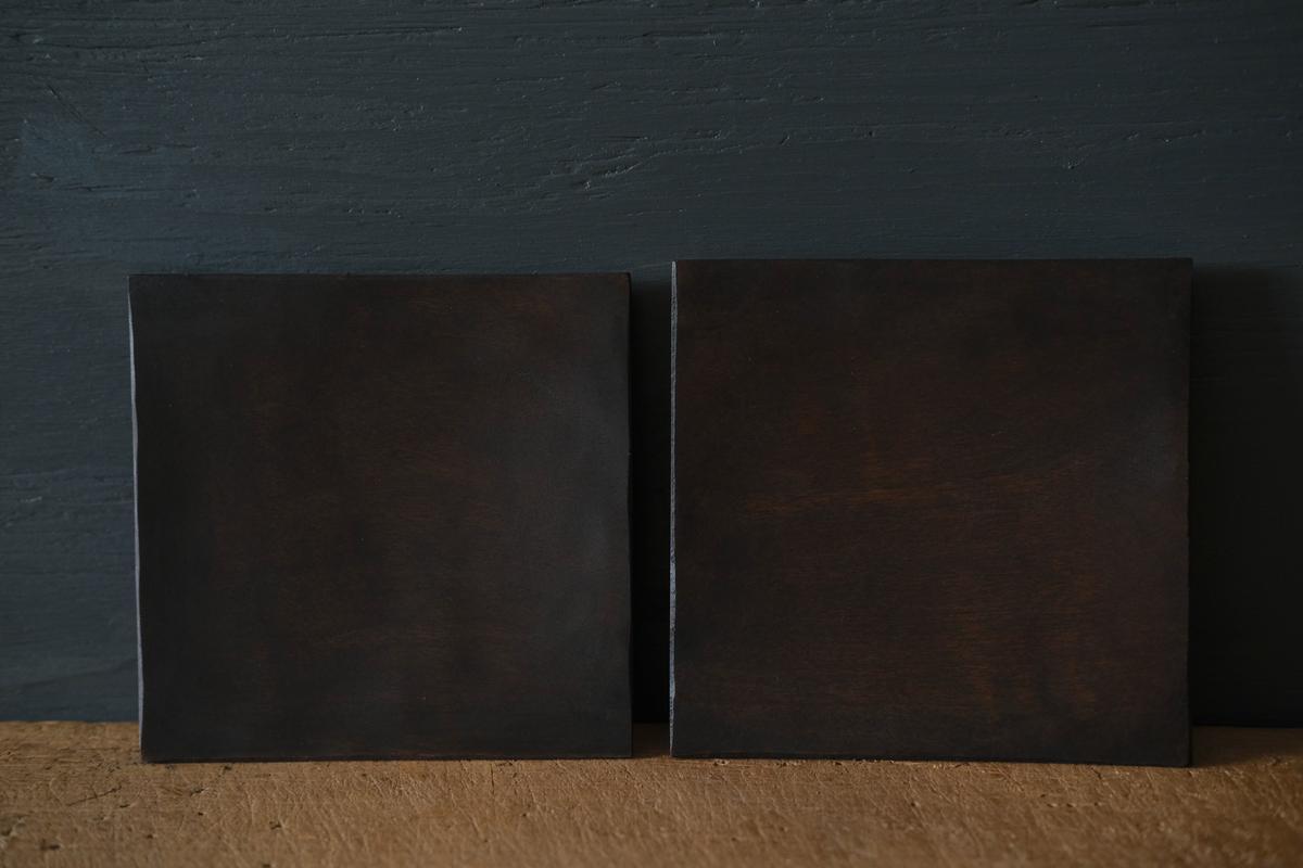 徒爾 角小皿4寸 サクラ・鉄媒染蜜蝋