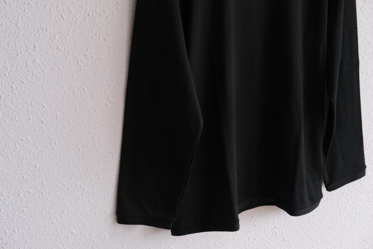 MITTAN / スーパー120’sウールスムース長袖 黒 T-35 / unisex