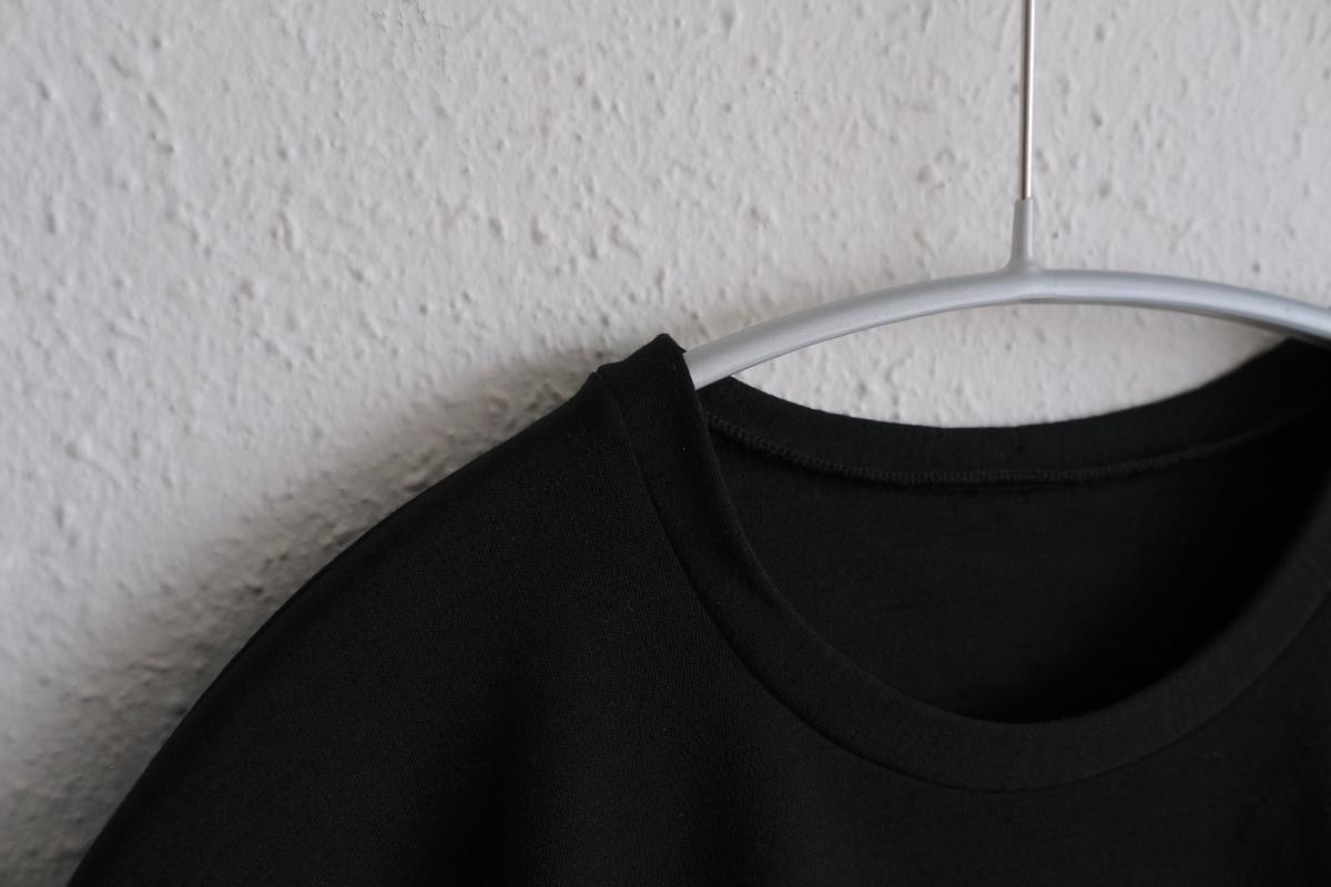 MITTAN / スーパー120’sウールスムース長袖 黒 T-35 / unisex