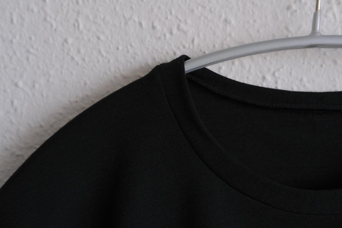 MITTAN / スーパー120’sウールスムース長袖 黒 T-35 / unisex