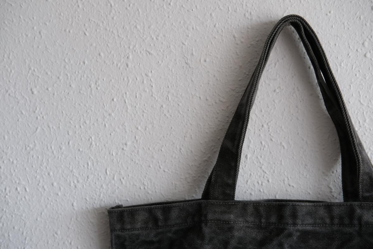 濾過布墨染めトートバッグ B