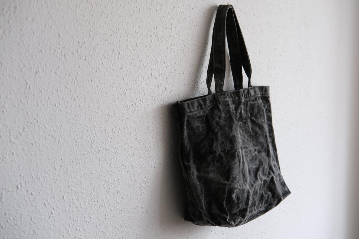 濾過布墨染めトートバッグ B