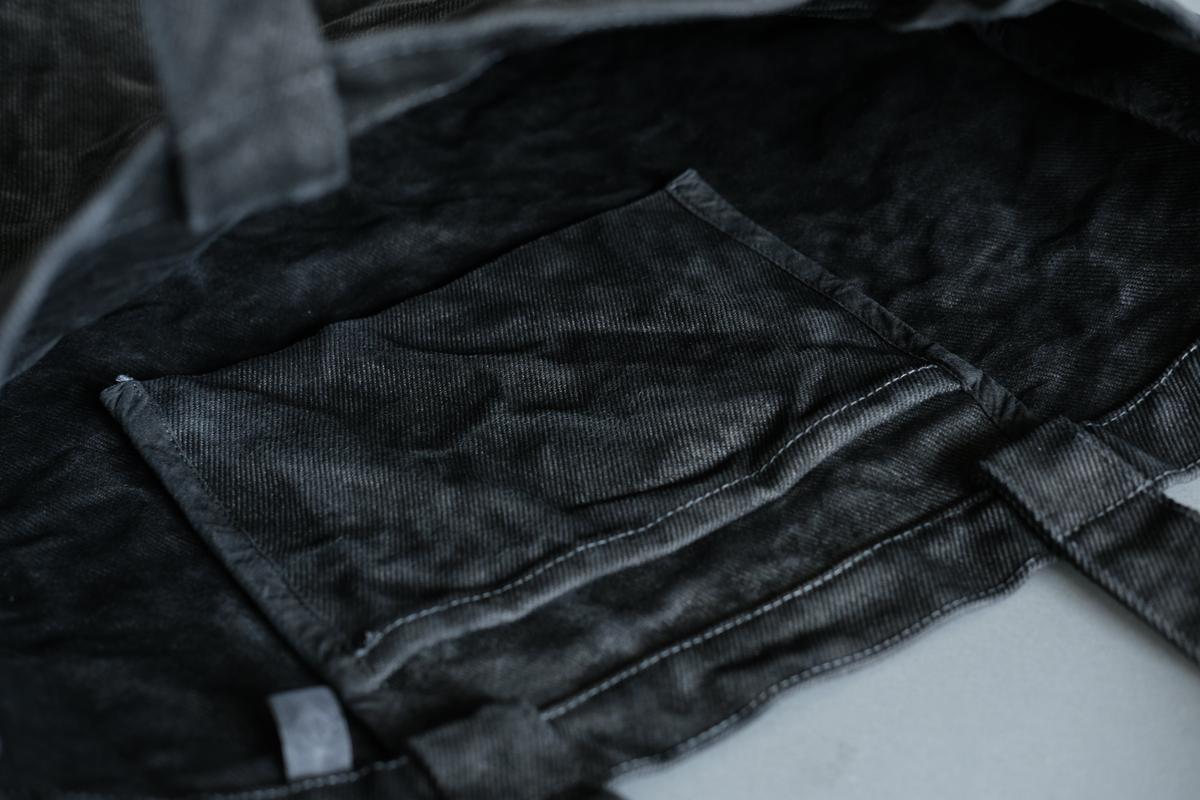 濾過布墨染めトートバッグ A