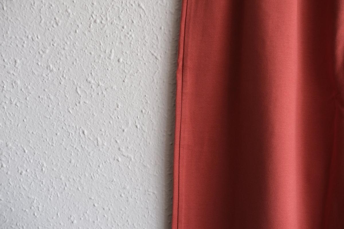 yohaku ドバイパンツ｜ツヤツヤ天竺素材 テラコッタ｜unisex freesize