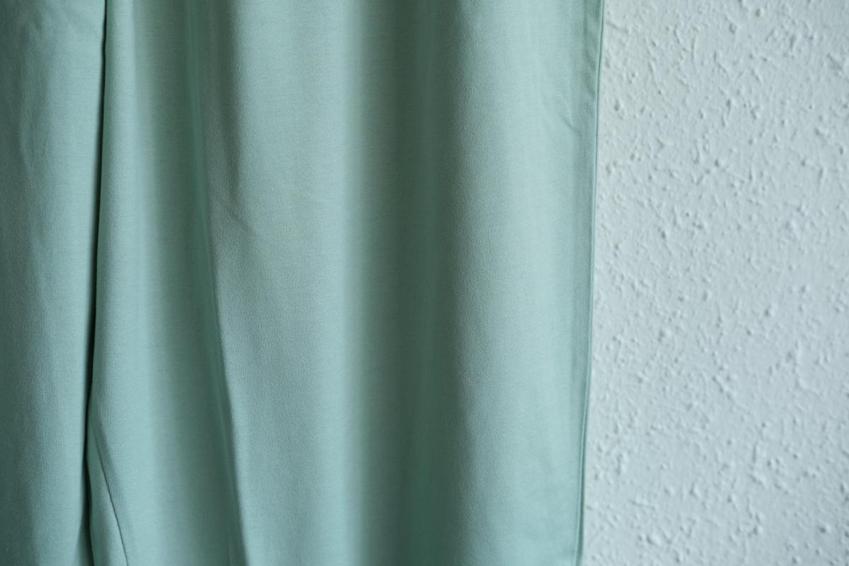 yohaku ドバイパンツ｜ツヤツヤ天竺素材 ミント｜unisex freesize