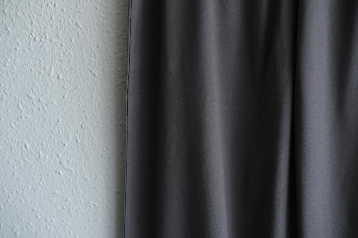 yohaku ドバイパンツ｜ツヤツヤ天竺素材 ダークグレー｜unisex freesize