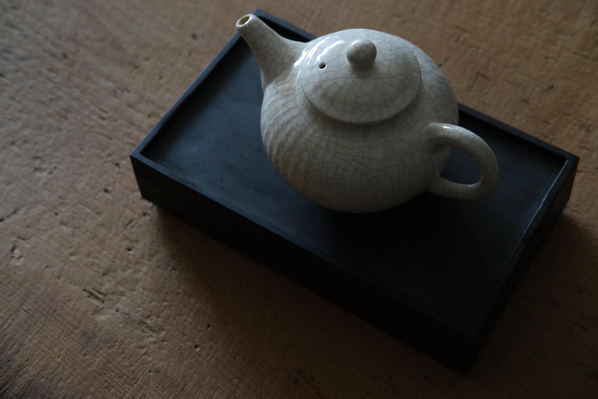 徒爾 角高茶盤 サクラ・黒漆