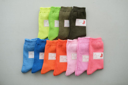 リネンニットソックス|22-24cm|各色