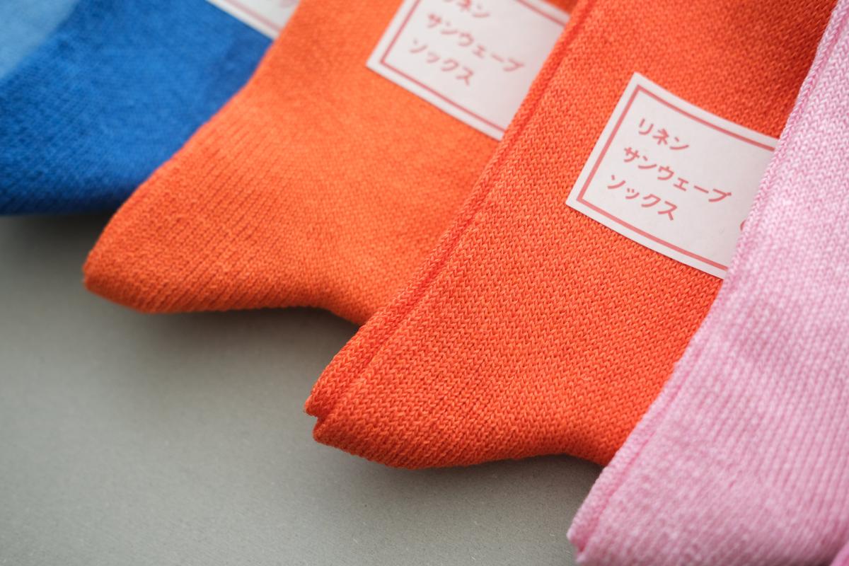 リネンニットソックス｜22-24cm｜各色