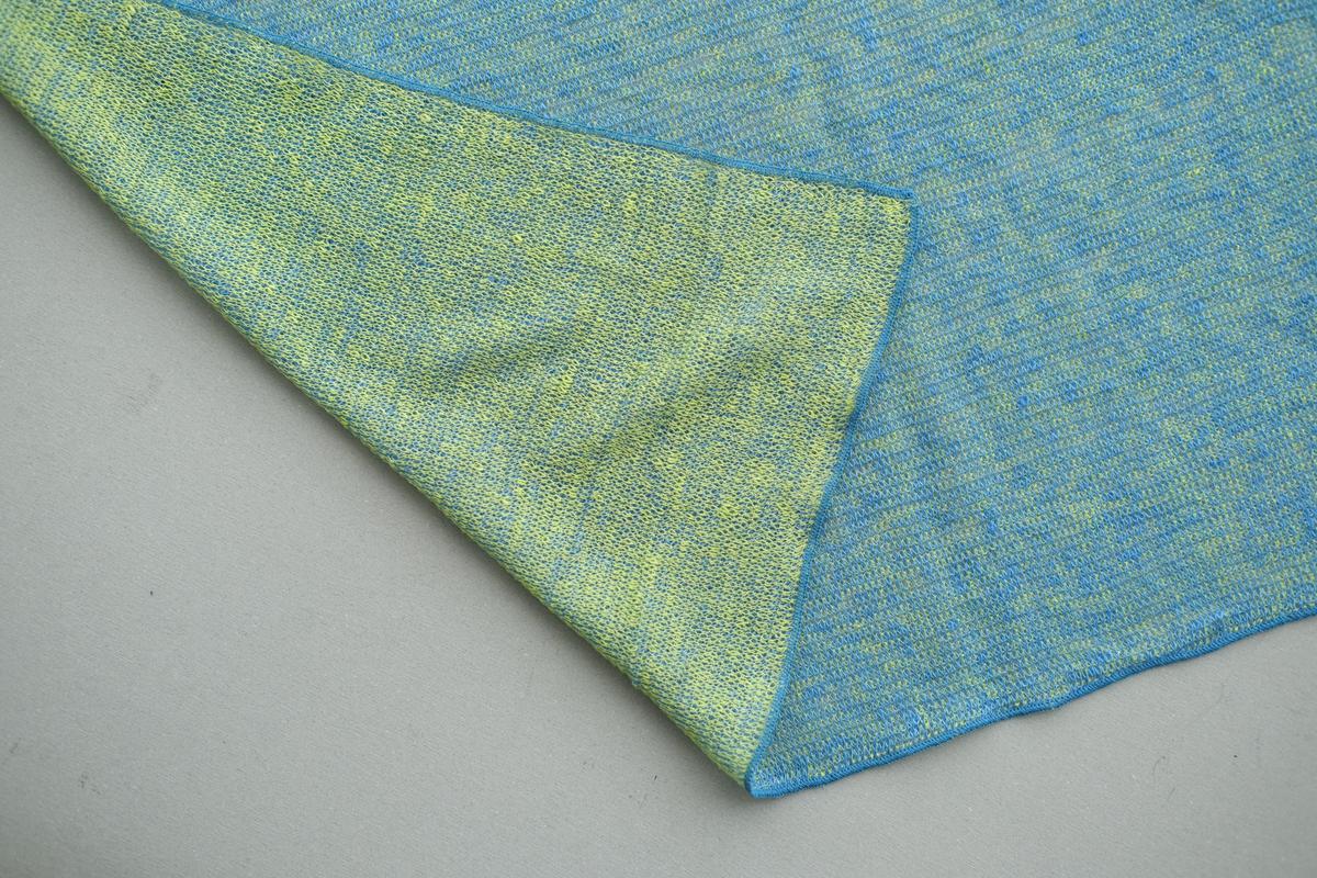 リネンニットストール｜ブルーサルビア×レゼタ