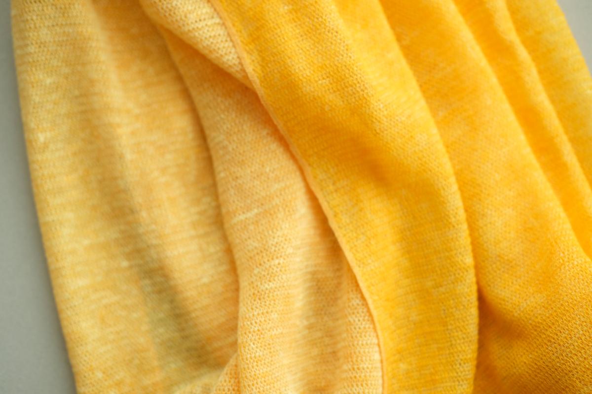 リネンニットストール｜ローズオイル×カリフォルニアポピー