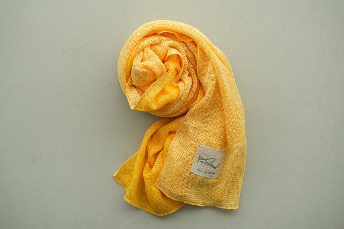 リネンニットストール｜ローズオイル×カリフォルニアポピー