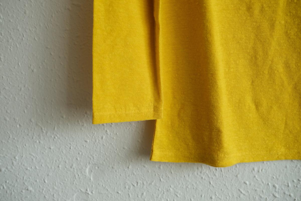 リネンコットンアンダーウェア7分袖｜レディース｜きはだいろ