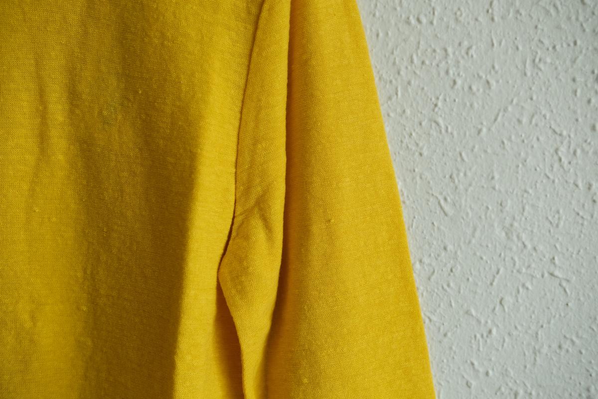 リネンコットンアンダーウェア7分袖｜レディース｜きはだいろ