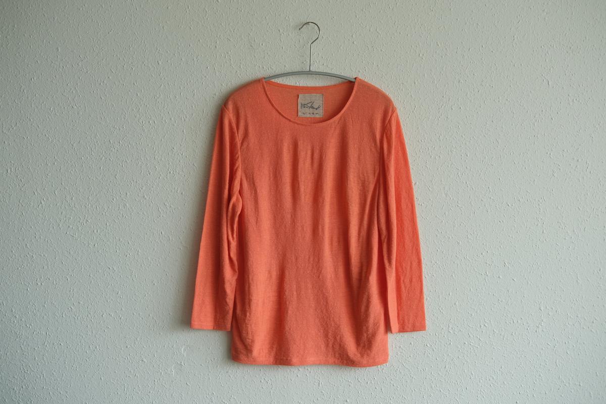 リネンコットンアンダーウェア7分袖｜レディース｜さんご