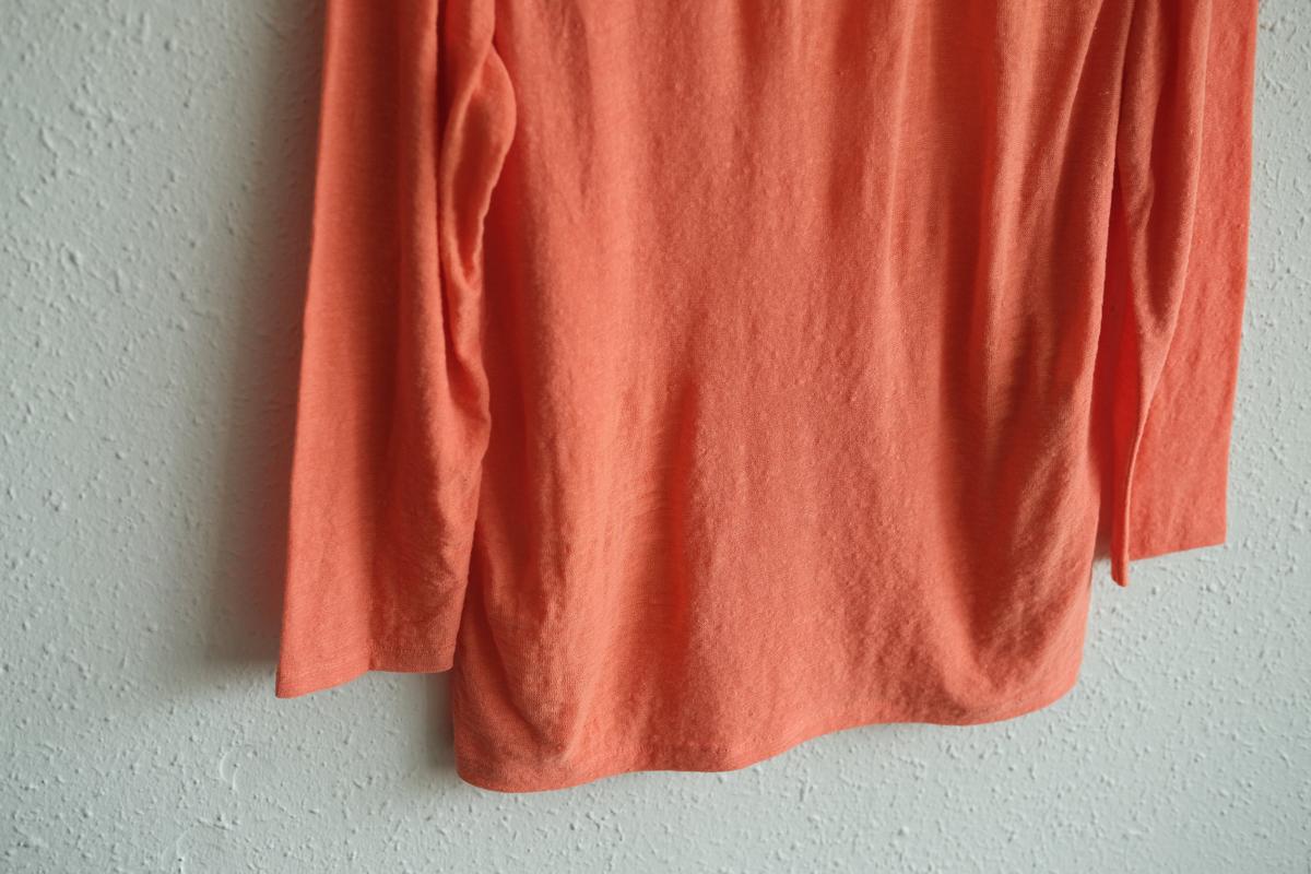 リネンコットンアンダーウェア7分袖｜レディース｜さんご