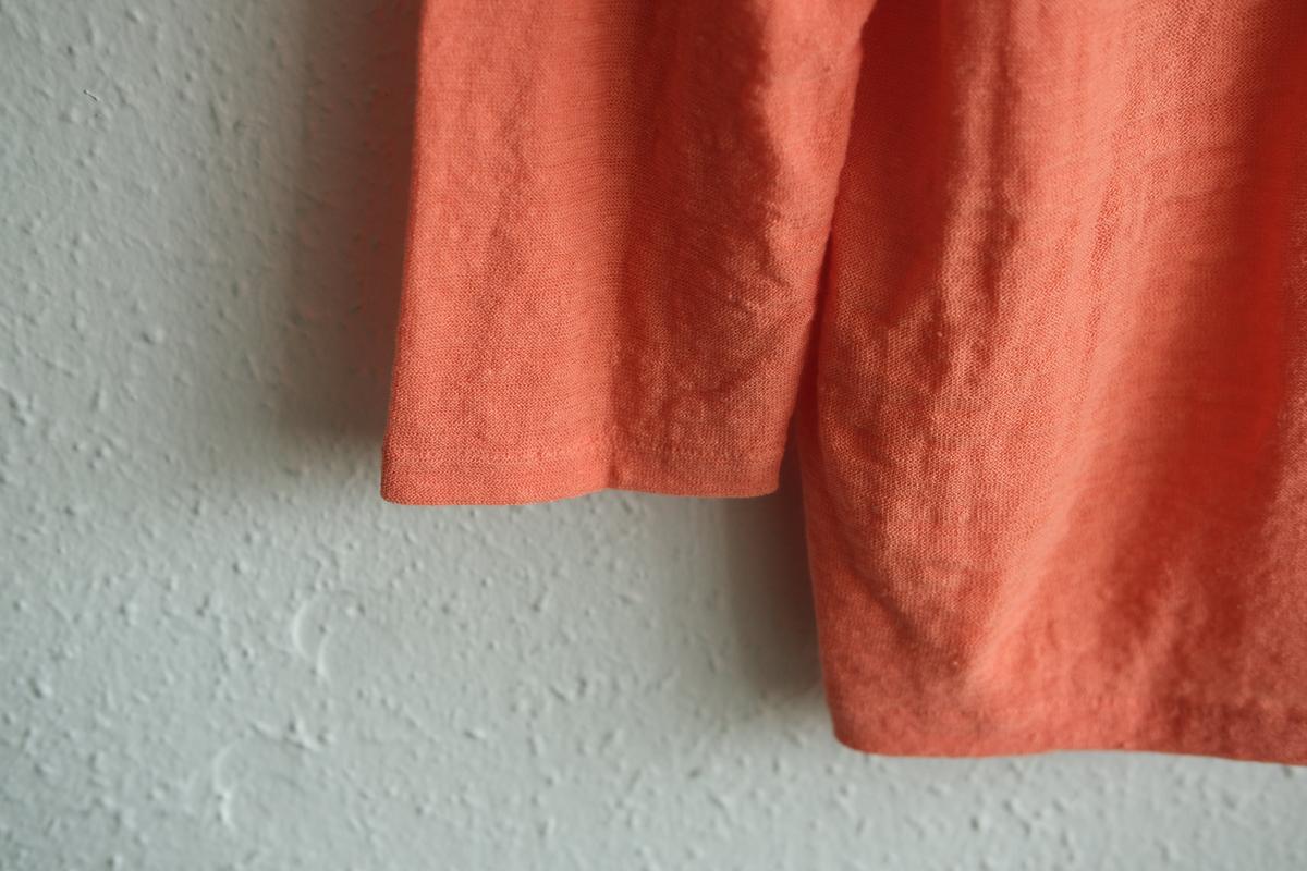 リネンコットンアンダーウェア7分袖｜レディース｜さんご