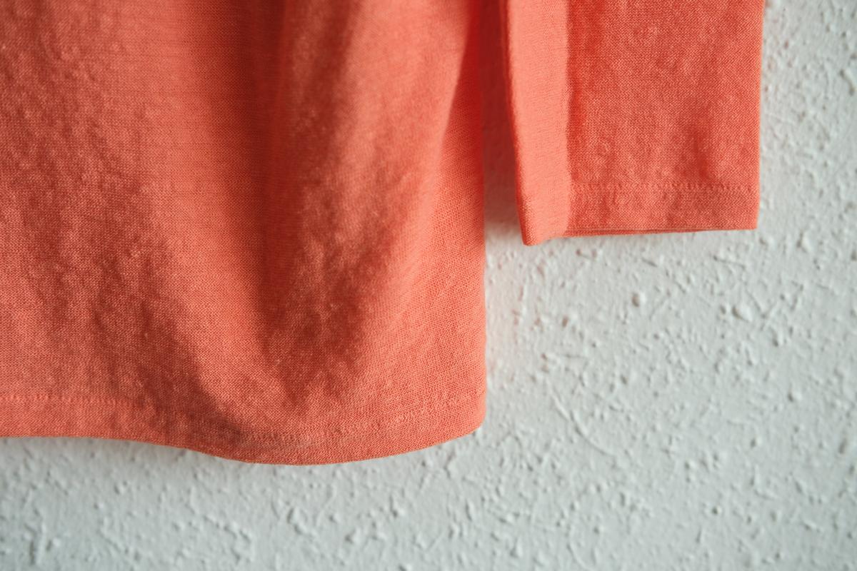 リネンコットンアンダーウェア7分袖｜レディース｜さんご